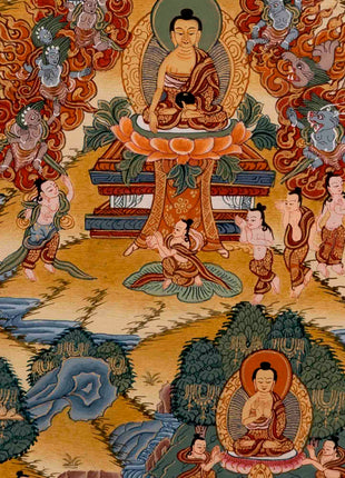 Buddhist Life Story Of Buddha | Wall Decors