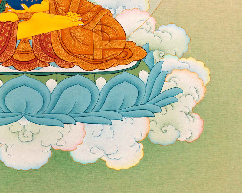 Gautam Buddha Painting | Hand Painted Historical Buddha Thangka
