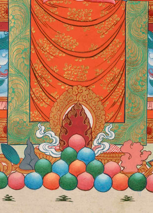Healing Buddha | Medicine Buddha Thangka | Traditional Buddhist Art