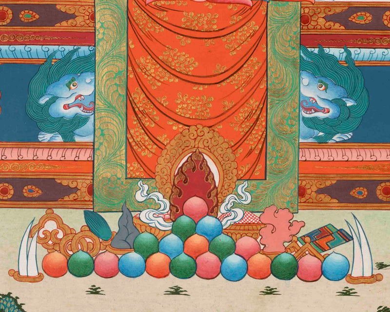 Healing Buddha | Medicine Buddha Thangka | Traditional Buddhist Art