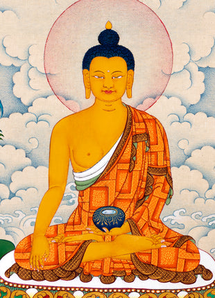 shakyamuni buddha thangka