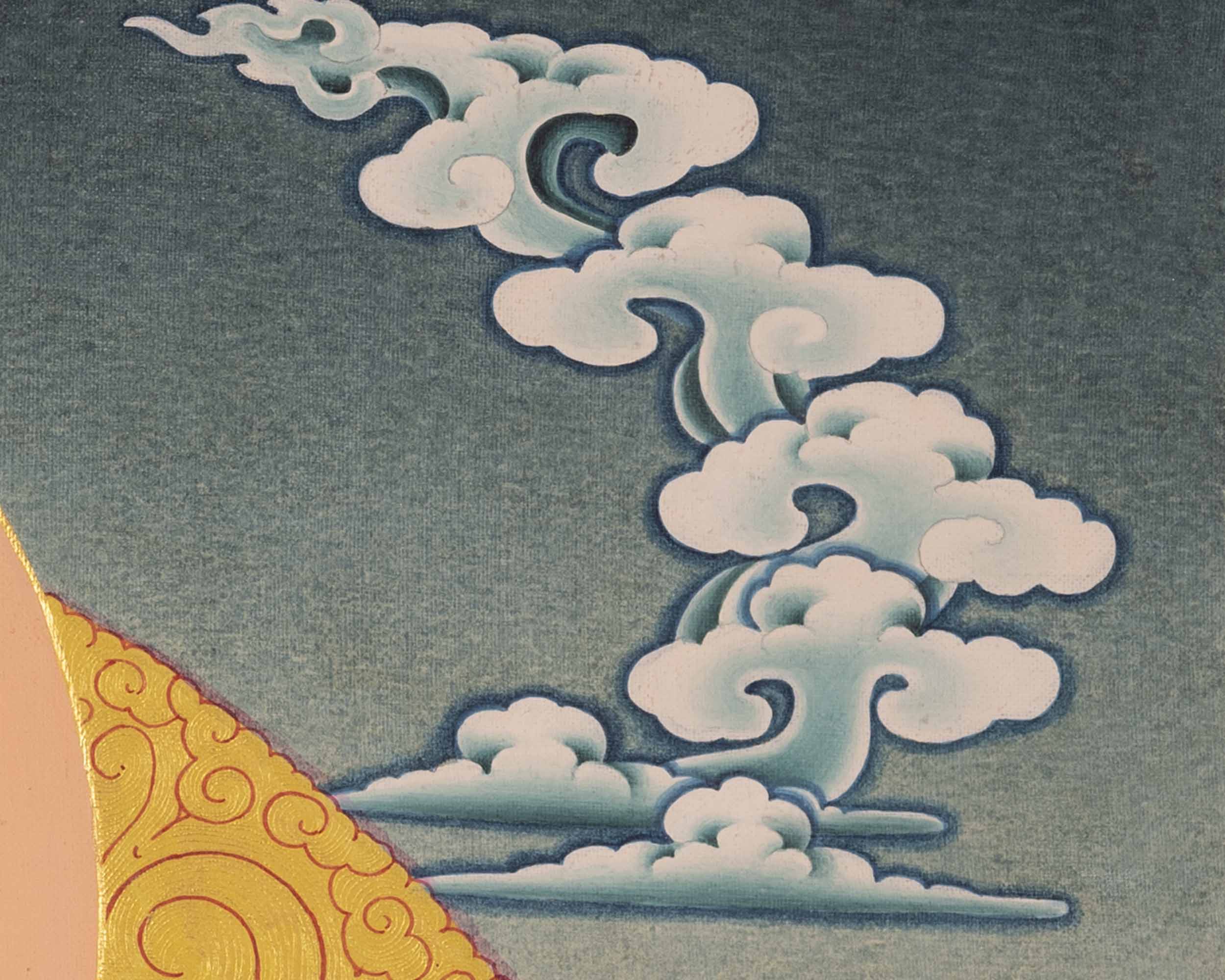 Samantabhadra Bodhisattva Thangka | Aspiration Prayer Buddha