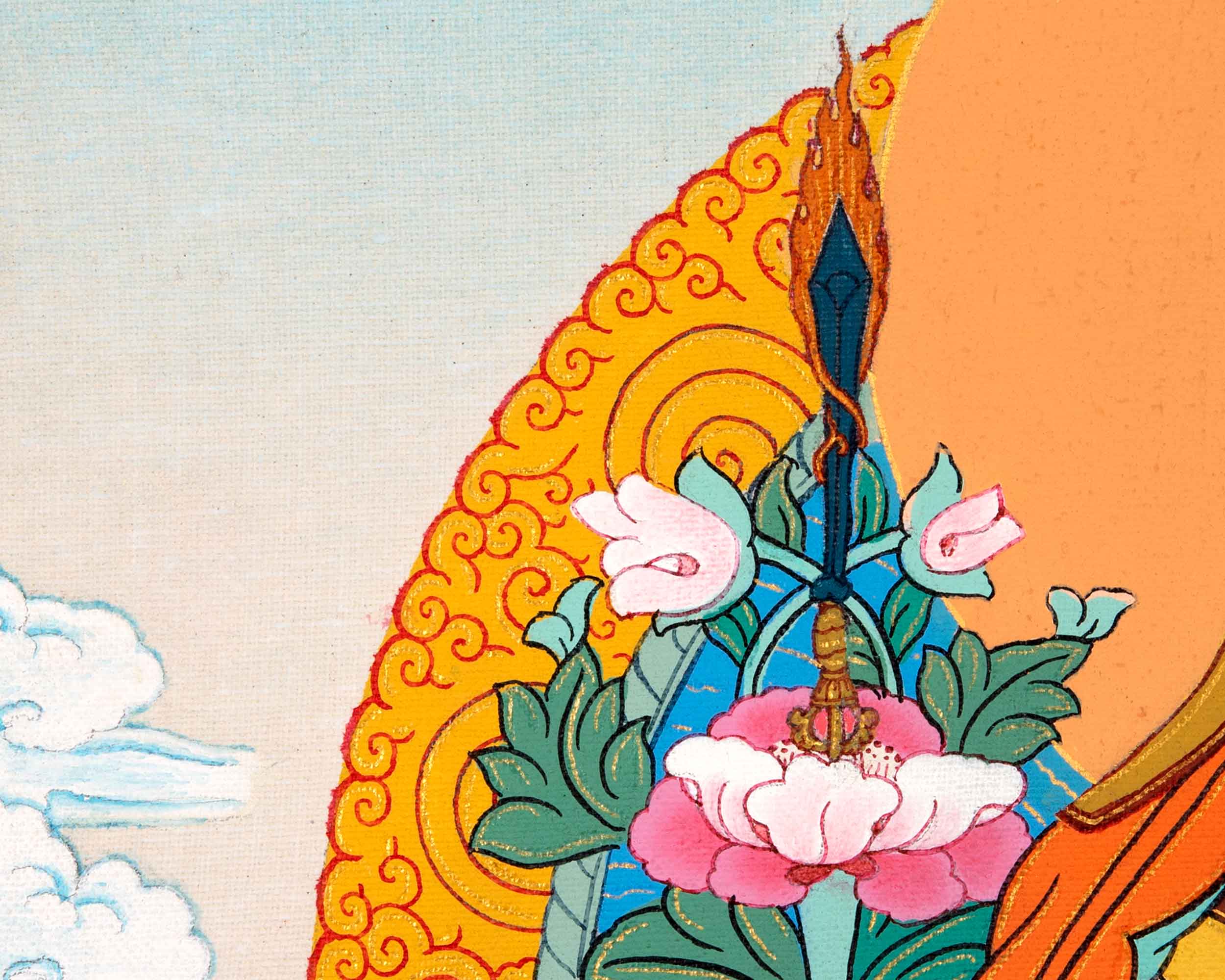 Tsongkhapa Thangka | Losang Dragpa | Tibetan Buddhist Master Art