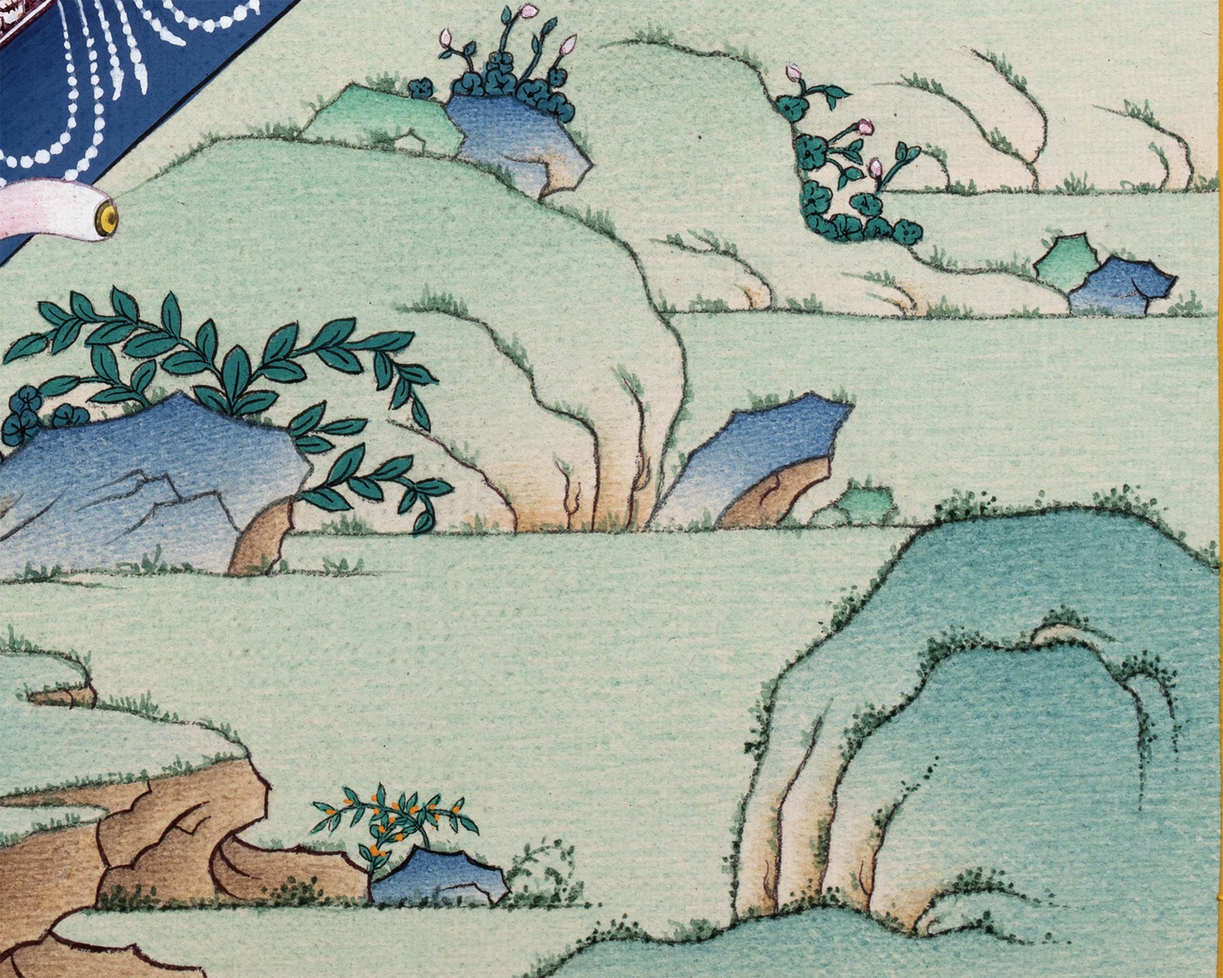 Blue Tara Ekajati Thangka | Wrathful Protector Of Vajrayana