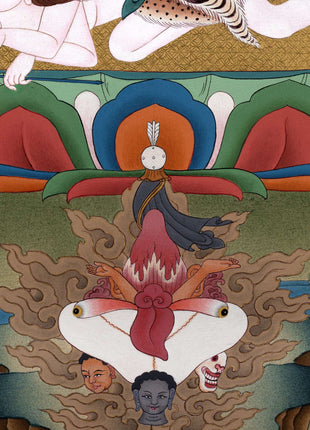 Bhutadamara Thangka | Vajrapani Painting | Guardian of all Deities