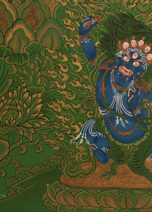 Chengrezig Thangka | Bodhisattva Avalokiteshvara | Wall Decoration Artifacts