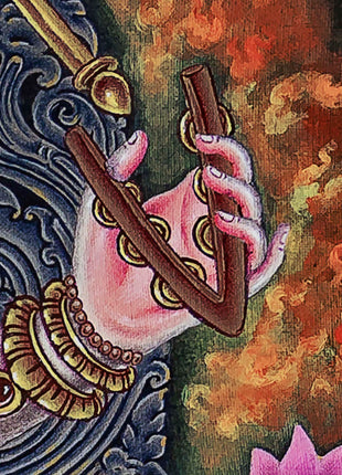 Dancing Shiva Thangka Print | Wall Hanging Of Shivalingam | Gift Ideas
