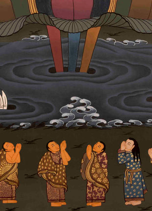Avalokitesvara Chengrezig Thangka | Wall Hanging Yoga Thangka