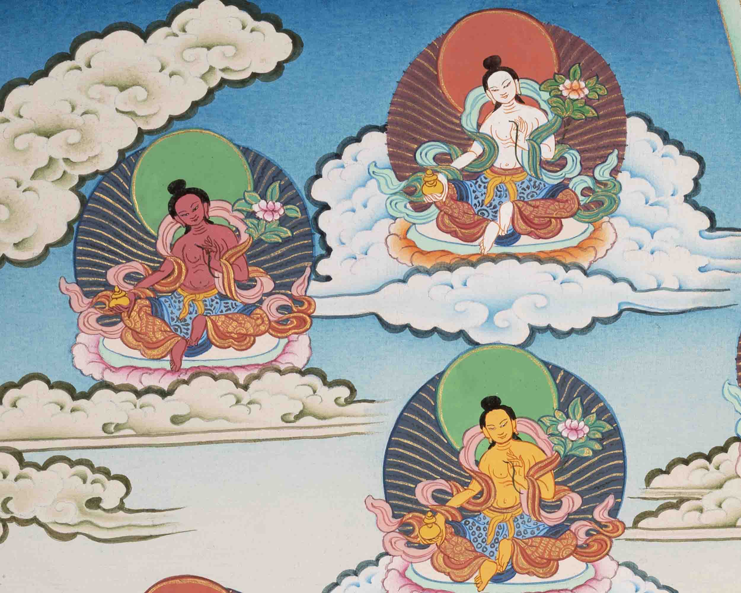 21 Tara Thangka | Religious Buddhist Art | Wall Decors