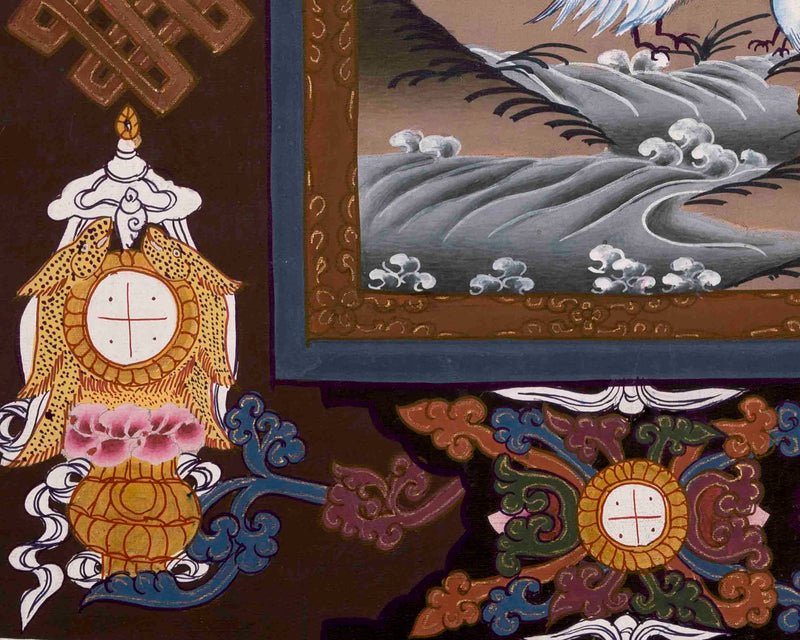 Avalokitesvara Chenrrsig Thangka | Bodhisattva Of Compassion | Wall Decors