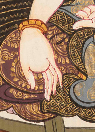 Namgyalma Thangka | Buddhist Traditional Artwork | Wall Hanging Decors