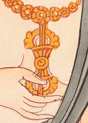 Buddhist Vajrasattva Thangka | Hand-Painted Tibetan Buddhist Thangka