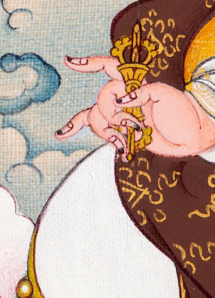 Guru Rinpoche Consort Thangka | Dakini Mandarava | Himalayan Painting