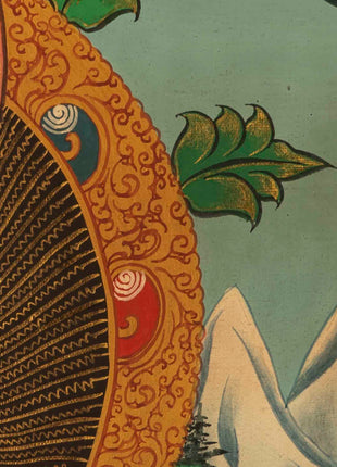 Samantabhadra Yab Yum Buddha | Small Size Original Hand-Painted Thangka