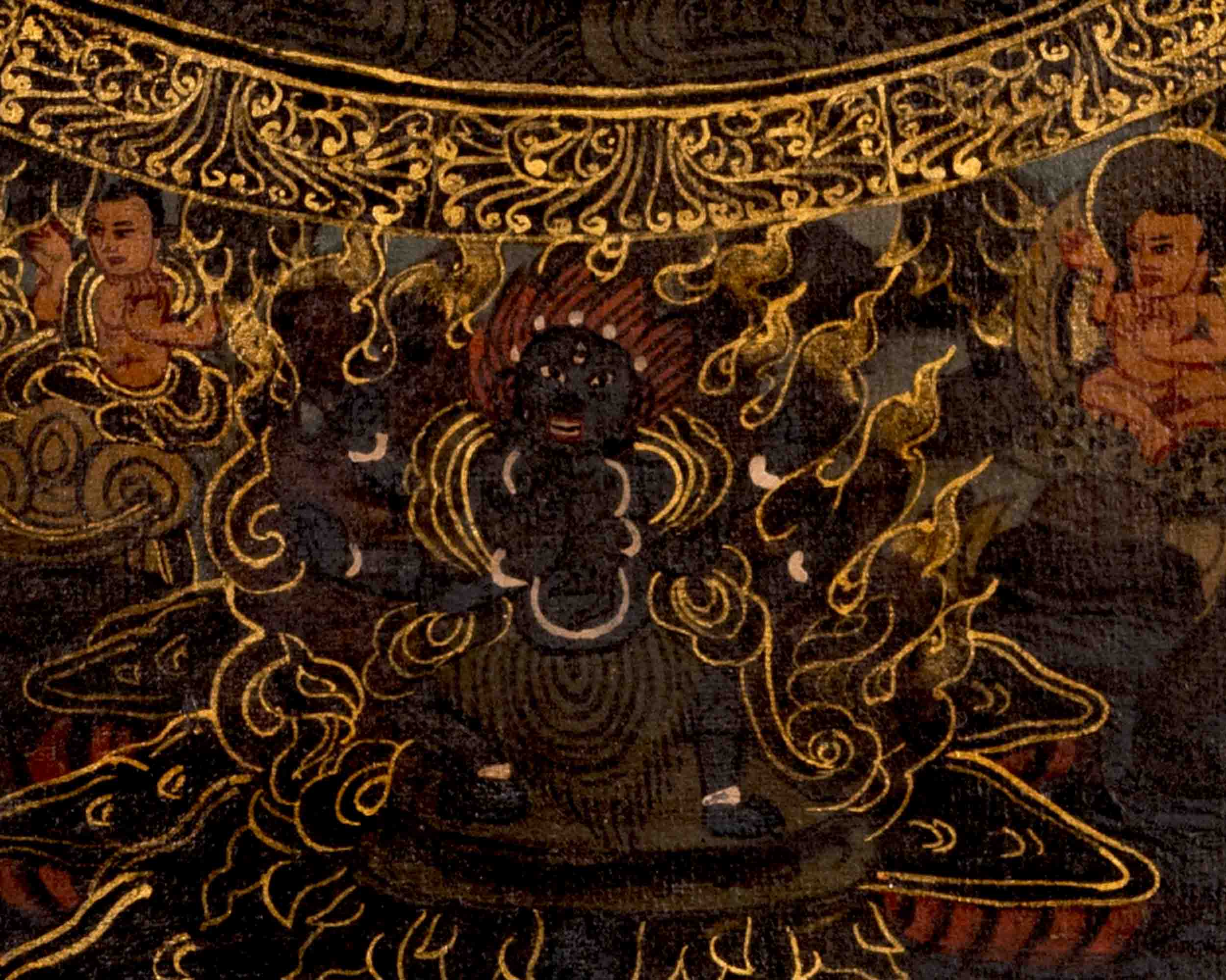 Shakyamuni Buddha Mandala | Traditional Tibetan Thangka | Wall Decors