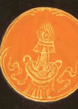 Eight Auspicious Symbol Thangka | Religious Mantra Art