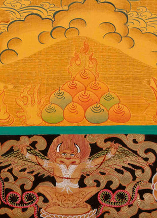 Vajrapani Thangka | Wall Hanging Canvas Art