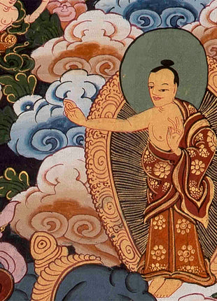 Brocade Wheel Of Life Thangka | Wall Decoration Painting