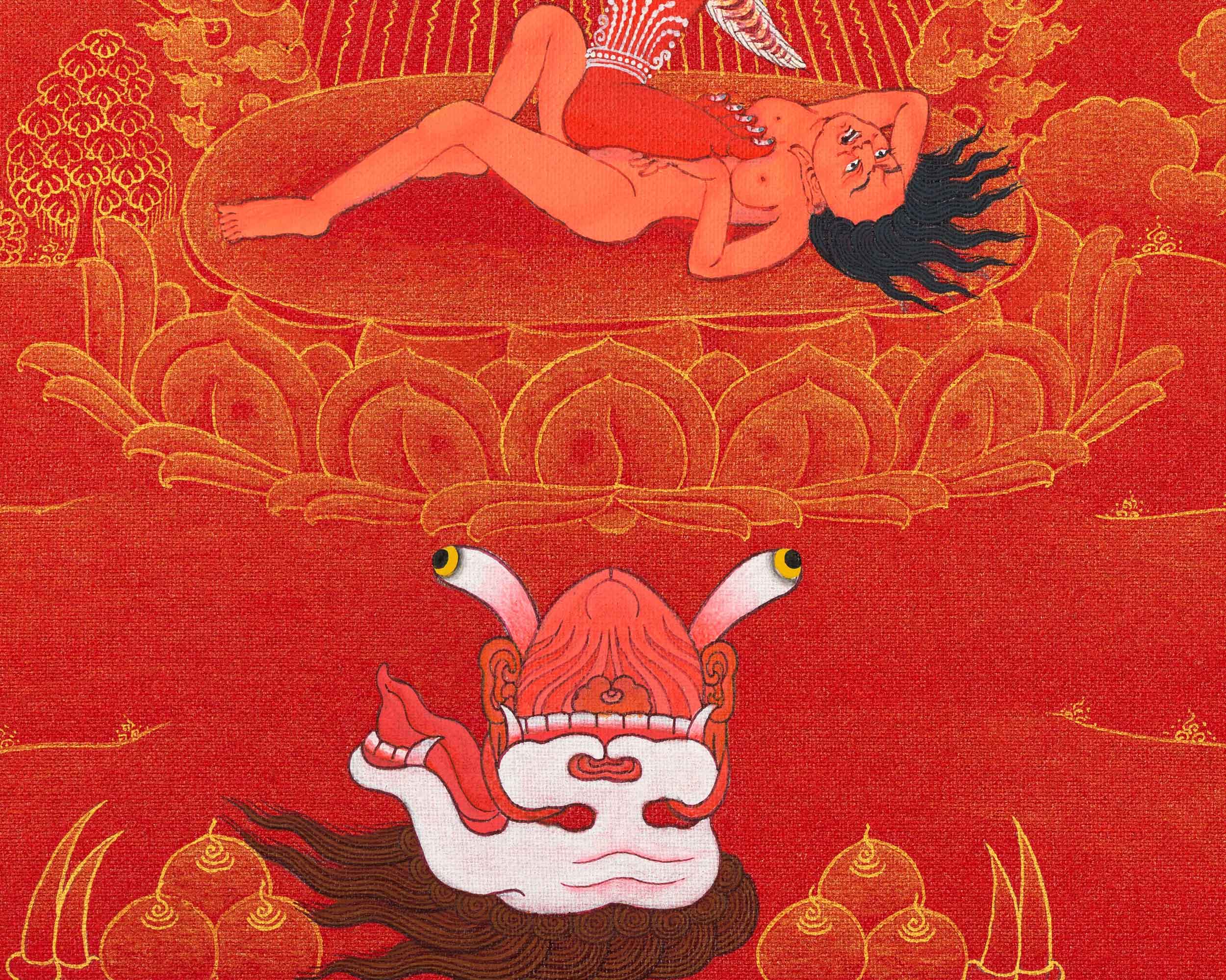 Kurukulla | Traditional wall decor| Gifts for Buddhists