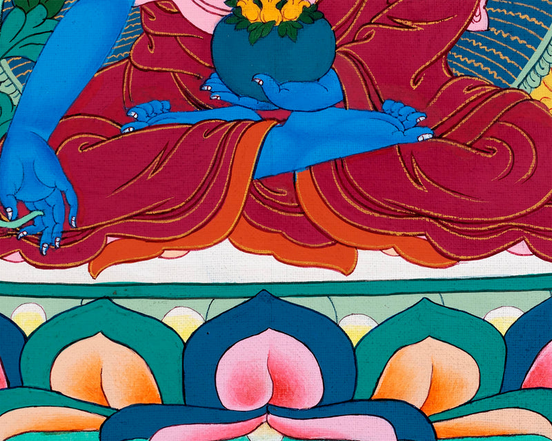 Blue Medicine Buddha | Thangka Art | Menla