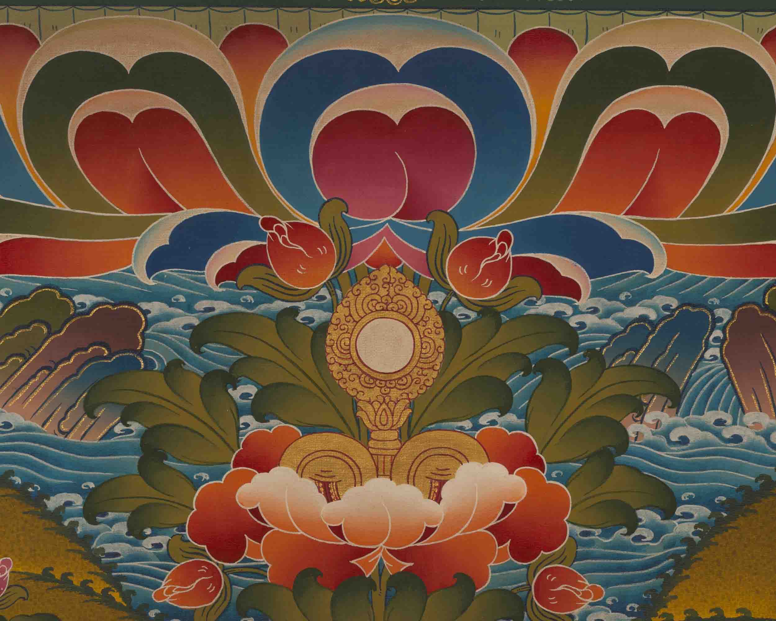 Manjushree Thangka | Bodhisattva Of Wisdom | Wall Decors
