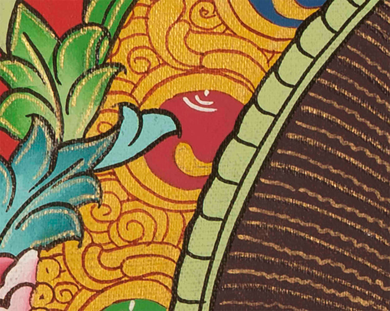 Yab Yum Buddha Shakti Thangka | Original Hand PaintedThangka