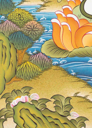 Avalokiteshvara Thangka Art | Religious Painting | Wall Decors