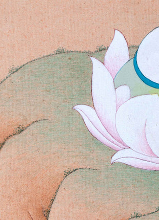 Shakyamuni Buddha Wall Art For Living Room Decoration | Traditional Himalayan Art For Wall Hanging