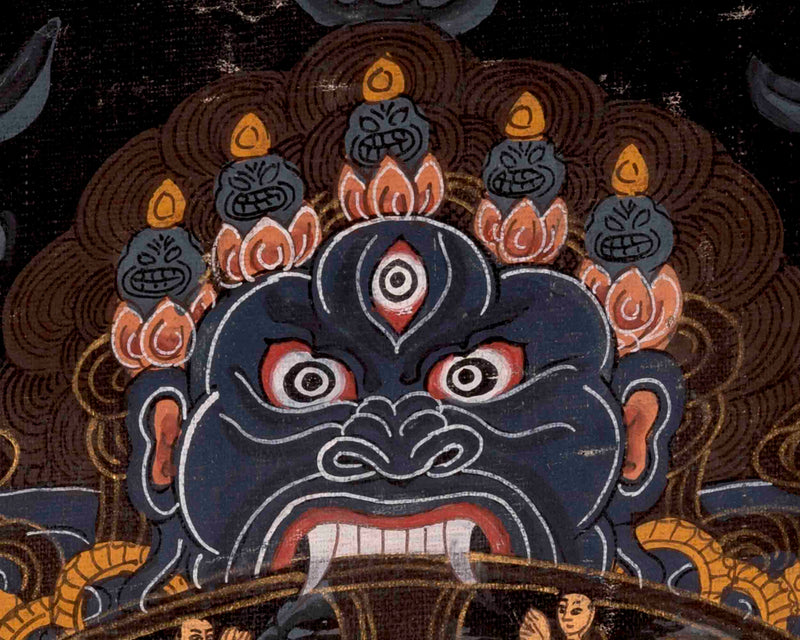 Religious Bhavachakra Thangka | Traditional Artwork | Wall Decors