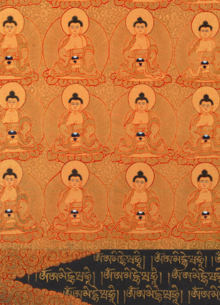108 Amitabha Buddha Thangka | Traditional Tibetan Art | Wall Decors