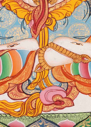White Tara Thangka | Religious Buddhist Art | Wall Decors