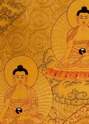 Buddha Shakyamuni Thangka | Yoga Meditation Art