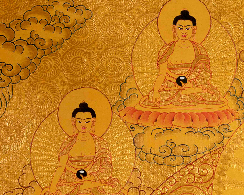 Buddha Shakyamuni Thangka | Yoga Meditation Art