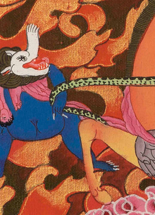 Palden Lhamo Thangka |  Religious Buddhist Altar Art Decor