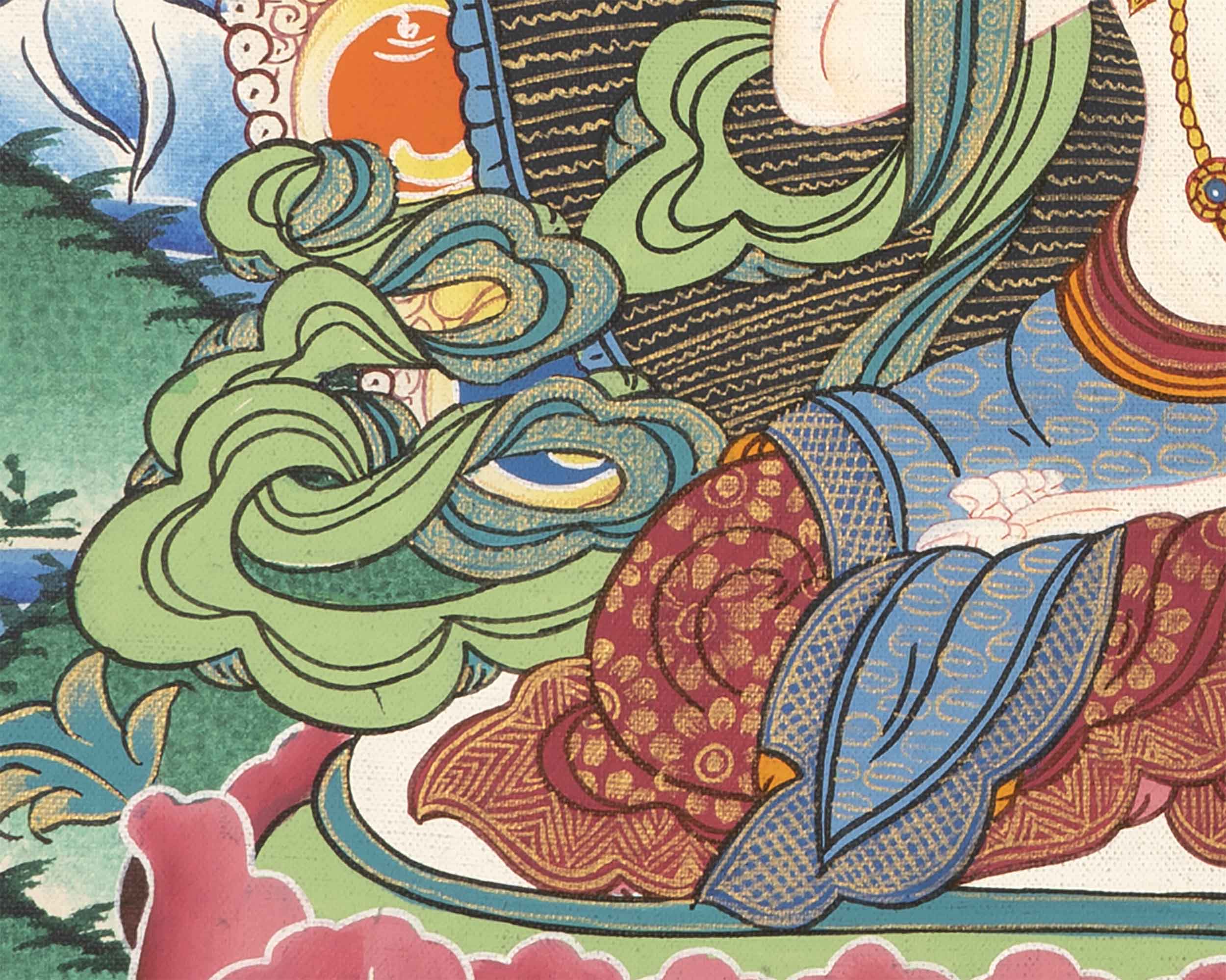 Vajrasattva Thangka | Tibetan Thangka Art