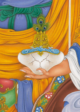 Guru Padmasambhava Thangka | Tibetan Thangka Canvas Print