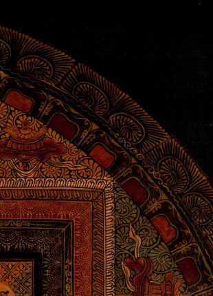 Amitayus Buddha Mandala | Traditional Tibetan Thangka | Wall Decors