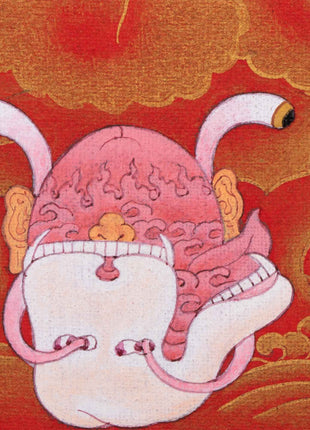 Tibetan Buddhist Thangka Of Dakini Vajravarahi | Buddist Dakini Thangka For Meditation