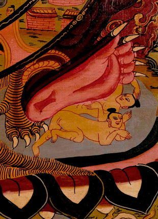 Wheel Of Life Thangka | Traditional Tibetan Art | Wall Decors