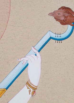 Saraswati Goddess | Deity Of Wisdom | Thangka Art