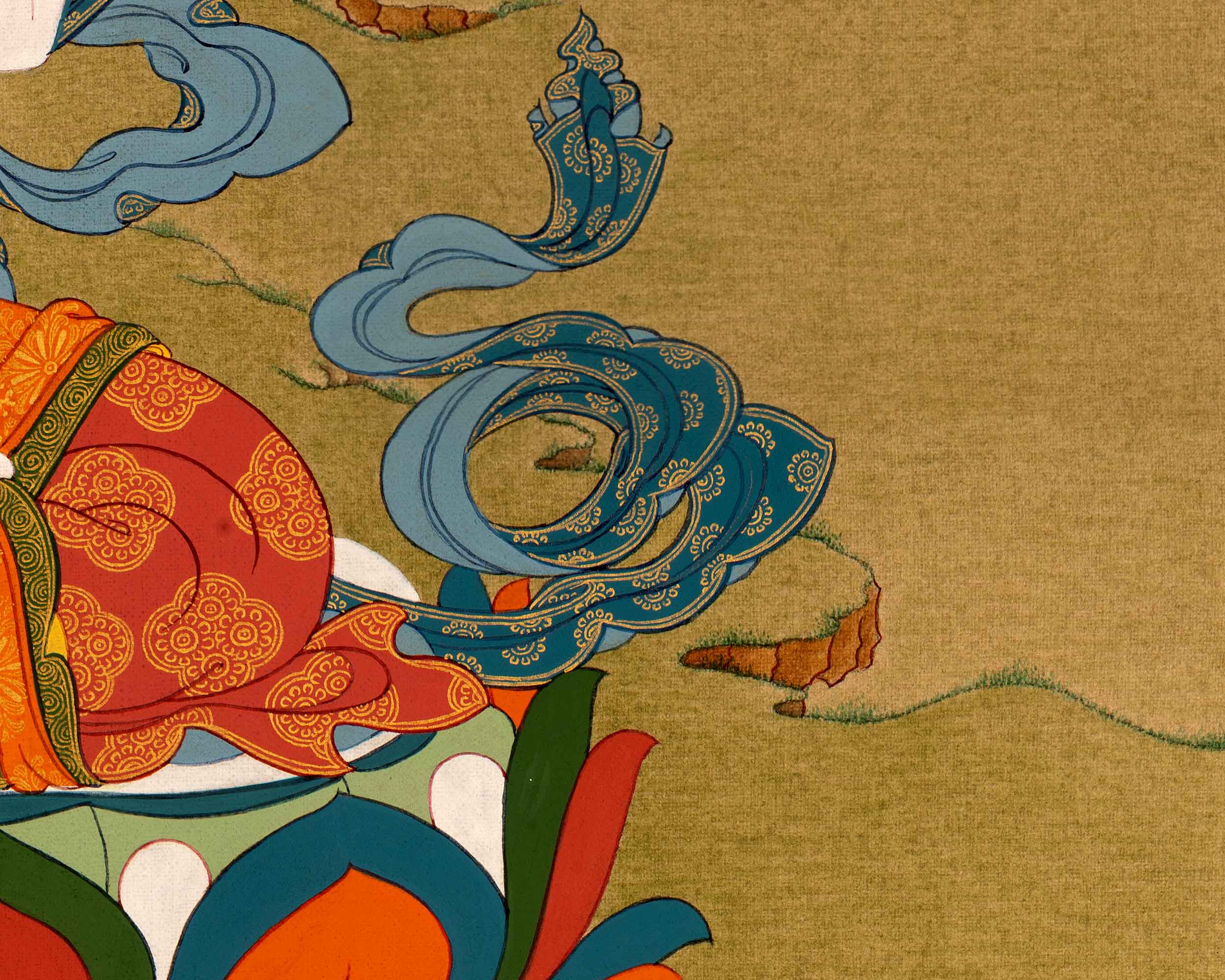 Avalokiteshvara Buddhist Thangka | Genuinely Hand Painted Art