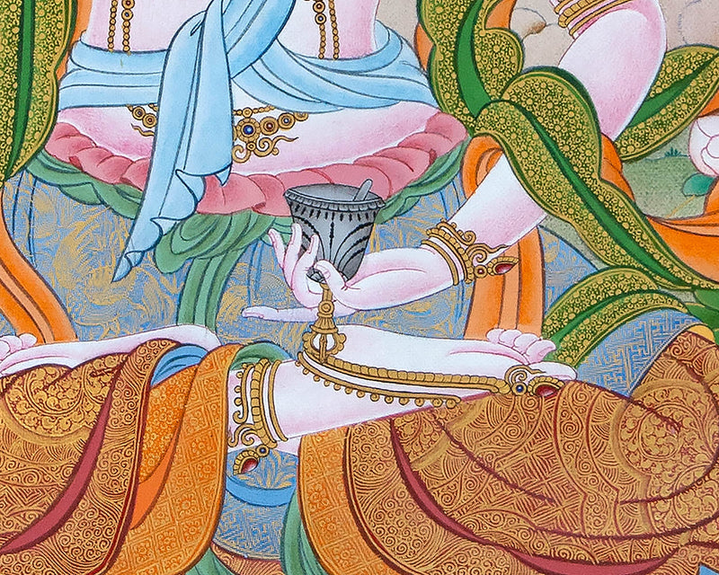 Vajrasattva Thangka| Tibetan Buddhist Art