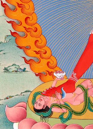 Vajrayogini Thangka | Wrathful Dakini | Female Yidam