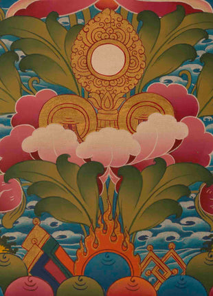 White Tara Thangka | Religious Buddhist Paintinig | Wall Decors