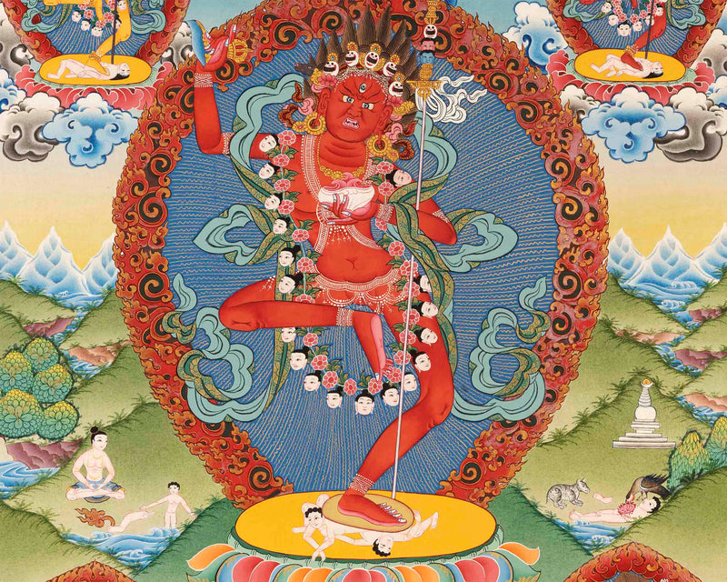 Vajravarahi Thangka | Traditional Buddhist Painting | Wall Hanging Decors