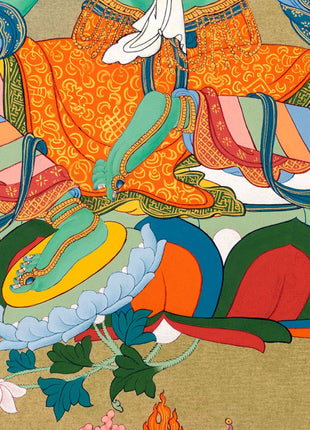 Green Tara Healing Thangka | Traditionally Hand Painted Art