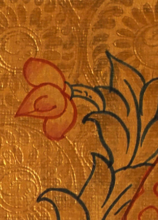 Gold Style Buddha Thangka | Samantabhadra Yab Yum Buddha Art