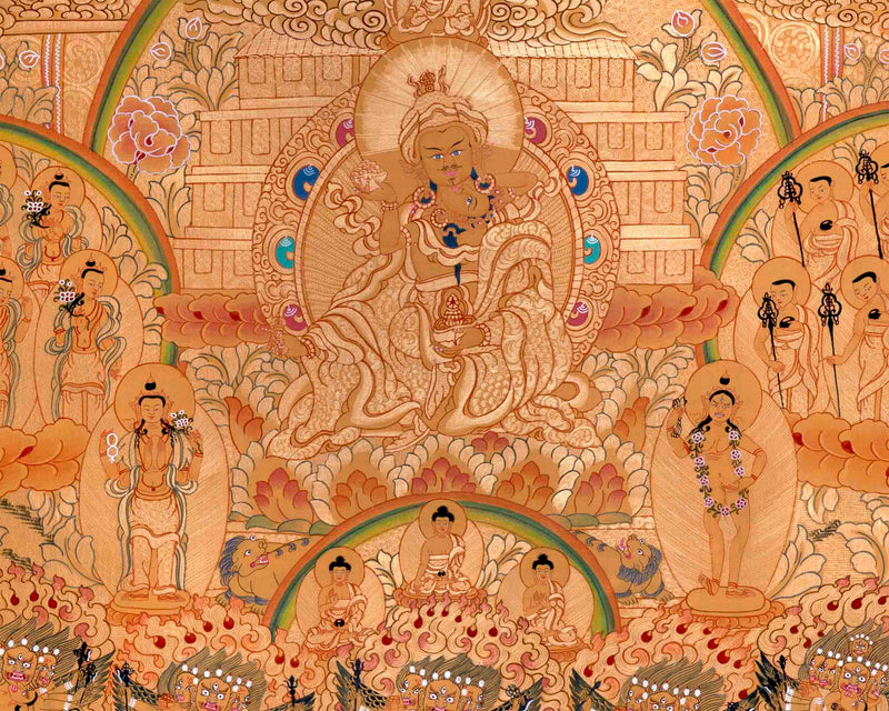 Refuge Tree Thangka Painting | Traditional Thangka art