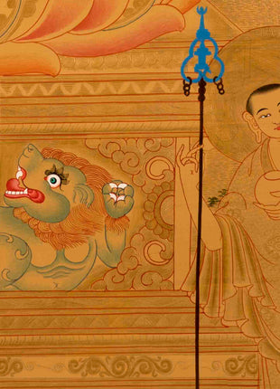 Tibetan Shakaymauni Thangka | Tibetan Buddha Artwork