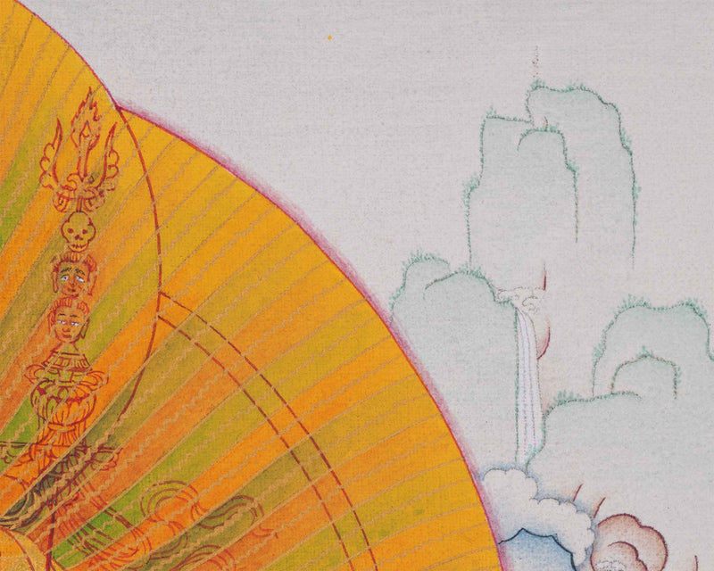 Guru Rinpoche Thangka | Rainbow Body Padmasambhava Print